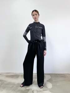 Nox 2.0 Pants | Black Crinkle Satin