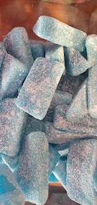 blue: Sour Blue Raspberry Slices