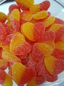 Sour Peach Hearts