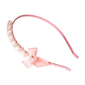 JoJoStyle Funky Headband – Pearl Bow – HB017