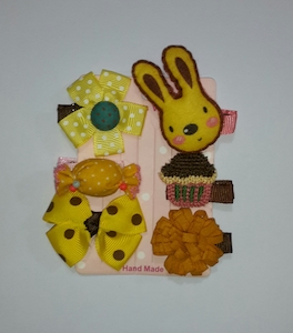 Clips & Ties: JoJoStyle Funky 6 Pack Hair Accessories – Small – COM008