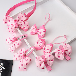 Products: JoJoStyle Funky 7 Piece Hair Kit – Pink – COM002