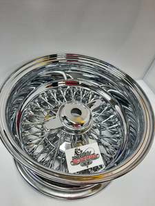 Wire Wheels: 14x7 72 spoke wire wheels