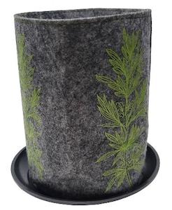 1 Gallon Ecofelt Growbag: rosemary green on grey nzjlfb33