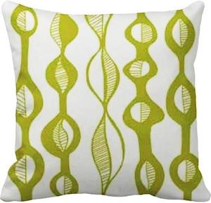 Cushion Covers: kowhai