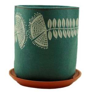 Ecofelt Collection: pohutukawa on teal nzjlfb14