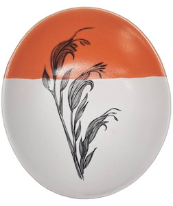 harakeke flower 4 orange dipped