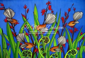 Products: Art Print New Zealand Fantail 1502