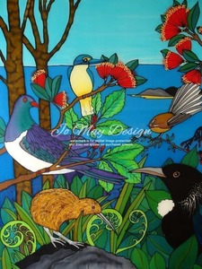 Art Print New Zealand Native Birds 2053