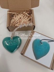 Products: Aroha Cermaic Hanging Heart
