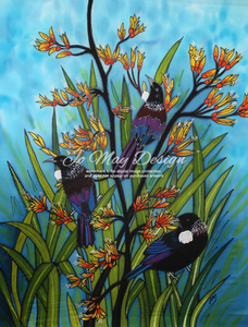 Art Print Tui in Flax 2419