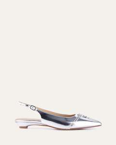 Ballet Dress: VICTORIA DRESS FLATS SILVER PATENT