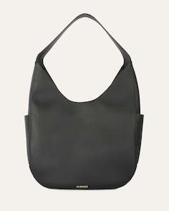 Totes: ANTONIA TOTE BAG BLACK LEATHER