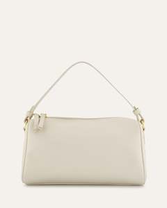 Cross Body Bags: SYLVIE CROSSBODY BAG OFF WHITE LEATHER