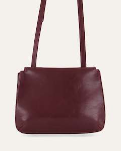 AMBER CROSSBODY BAG MERLOT LEATHER