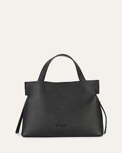 MISHI CROSSBODY BAG BLACK LEATHER