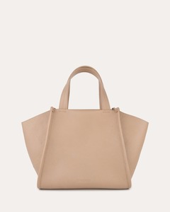 Cross Body Bags: JOYCE CROSSBODY BAG TAUPE LEATHER