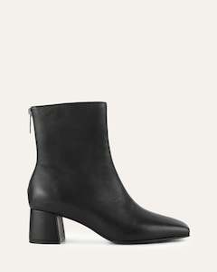 NORI MID ANKLE BOOTS BLACK LEATHER