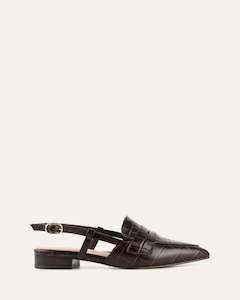 ELOISE DRESS FLATS CHOCOLATE CROC