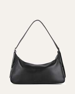 FLORENCE SHOULDER BAG BLACK LEATHER