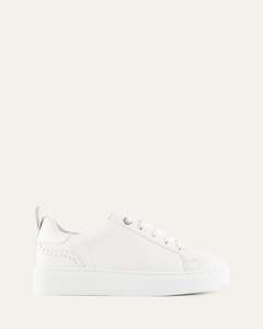 HAZEL SNEAKERS WHITE LEATHER