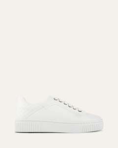 Sneakers: CAMPBELL SNEAKERS WHITE LEATHER