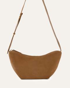 Cross Body Bags: FLEET CROSSBODY BAG BISCUIT SUEDE