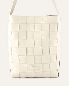 HAZE TOTE BAG OFF WHITE LEATHER