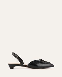 Sale Flats: ALOE DRESS FLATS BLACK LEATHER