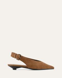 ALBIE DRESS FLATS BISCUIT SUEDE
