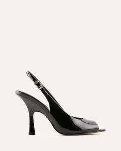 High Heels: RHODA HIGH HEEL SANDALS BLACK PATENT