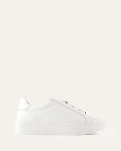 Sneakers: HAWKE SNEAKERS WHITE LEATHER
