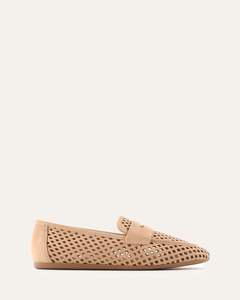 Lace Up Loafers: HEDLEY LOAFERS LATTE NUBUCK SUEDE