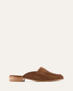 Lace Up Loafers: RINGO LOAFERS CHESTNUT CROC