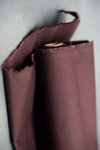 Dry Oilskin: Dry Organic Cotton Oilskin _ Oxblood – NZ$18.50 per ¼ metre