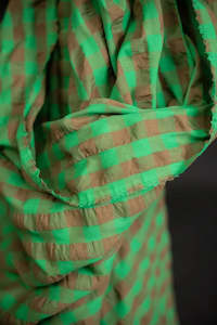 Cotton: Organic Cotton Seersucker Mojito