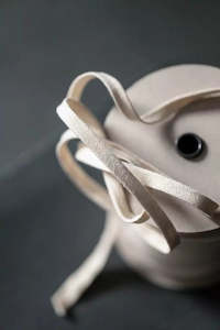 Finishing Touches: Ecru recycled drawstring- NZD $6.00 per mtr