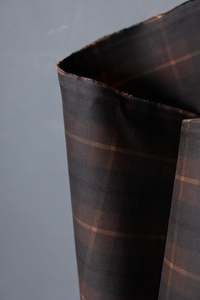Hunter Brown Tartan Oilskin. 1/4 Metre. NZ$18.25
