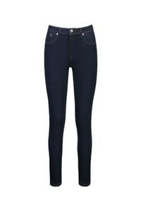 Skinny Leg Full Length Basket Weave Jean - Indigo Denim