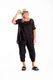 Black Linen Leese Top