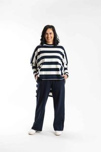 Peacock Stripe Future Sweater