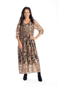 Jellicoe: Chelsie Gold Lace Dress