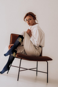 Equestrian: Riding socks - Navy
