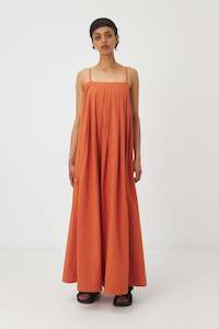 Pleated Maxi Dress