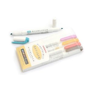 Pens Pencils: Zebra Mildliners Deep and Warm Pens | Yellow Pack