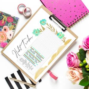 Printable Downloads: Fresh Starts Bullet Journal Printable | PDF Planner Download