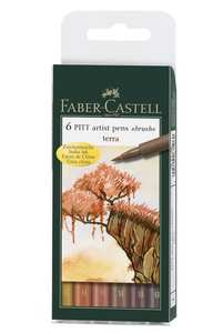 Faber Castell: Faber-Castell Pitt Artist Brush Pens | Terra