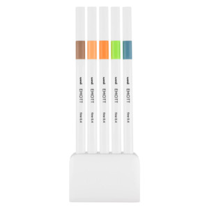 Uni Emott Everfine Fineliner 0.4mm | Small Pack No. 6 Nature