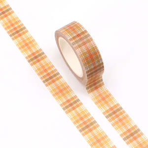 Patterned Washi Tape Washi Tape: Autumn Plaid | Medium Washi Tape