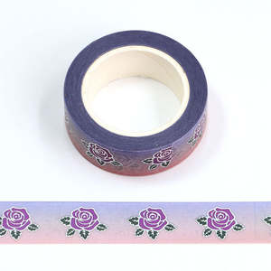 Patterned Washi Tape Washi Tape: Royal Rose | Medium Washi Tape